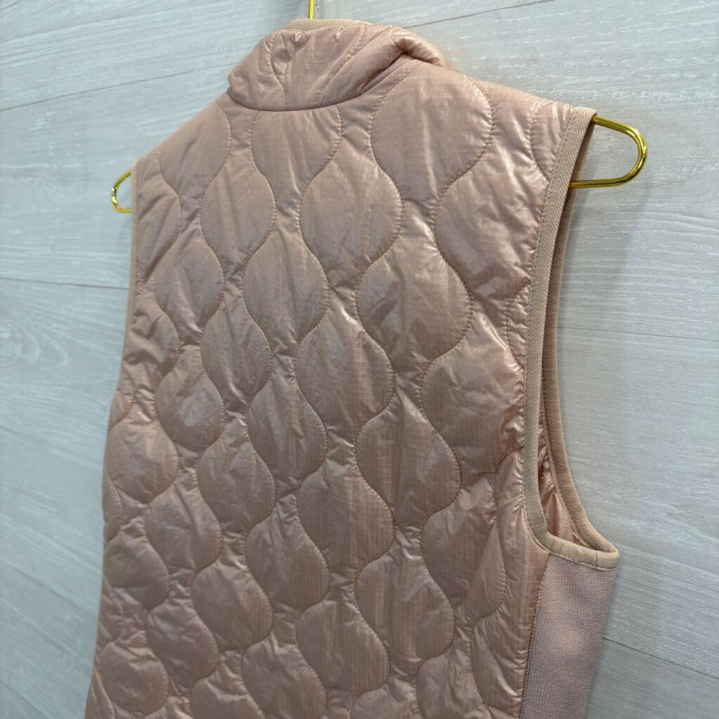 J. Crew Blush Puffer Vest Small