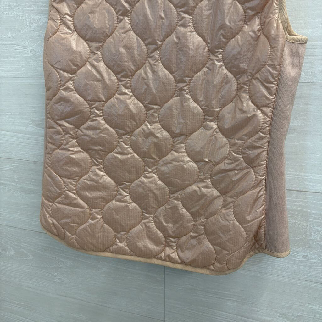J. Crew Blush Puffer Vest Small