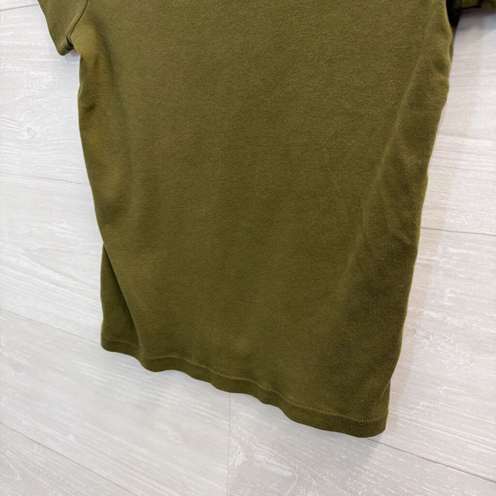 John Galt Olive Green Crop Top Extra Small