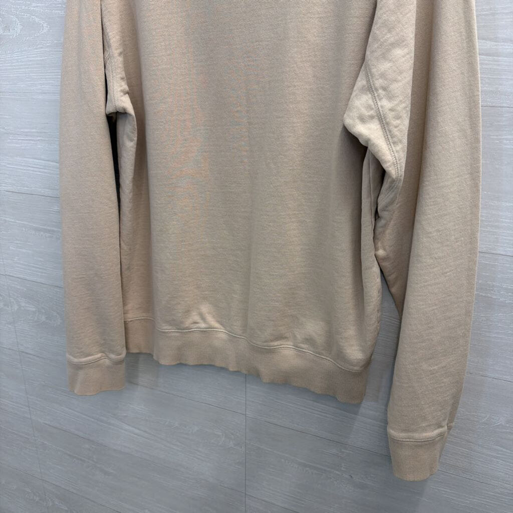Vintage Savannah Crewneck Beige Sweatshirt Large