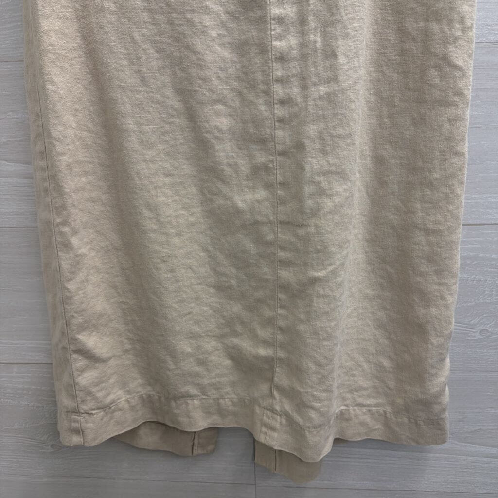 Gap 100% Linen Maxi Drawstring Skirt 4