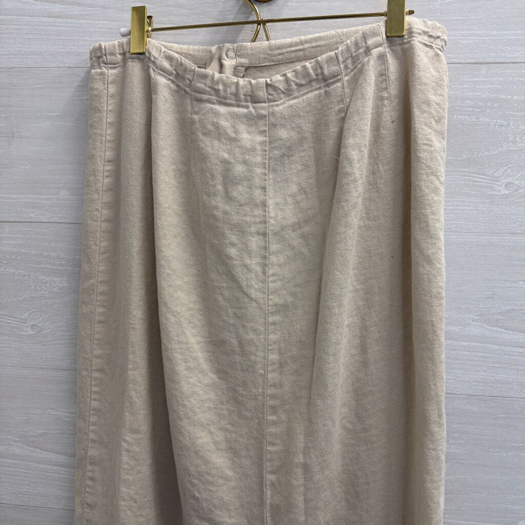 Gap 100% Linen Maxi Drawstring Skirt 4