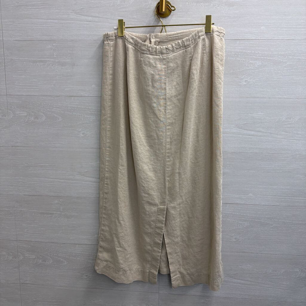 Gap 100% Linen Maxi Drawstring Skirt 4