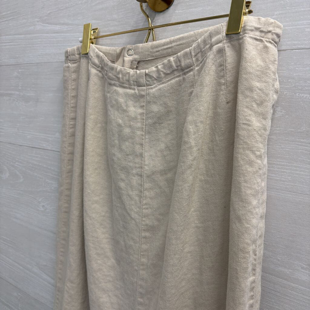 Gap 100% Linen Maxi Drawstring Skirt 4