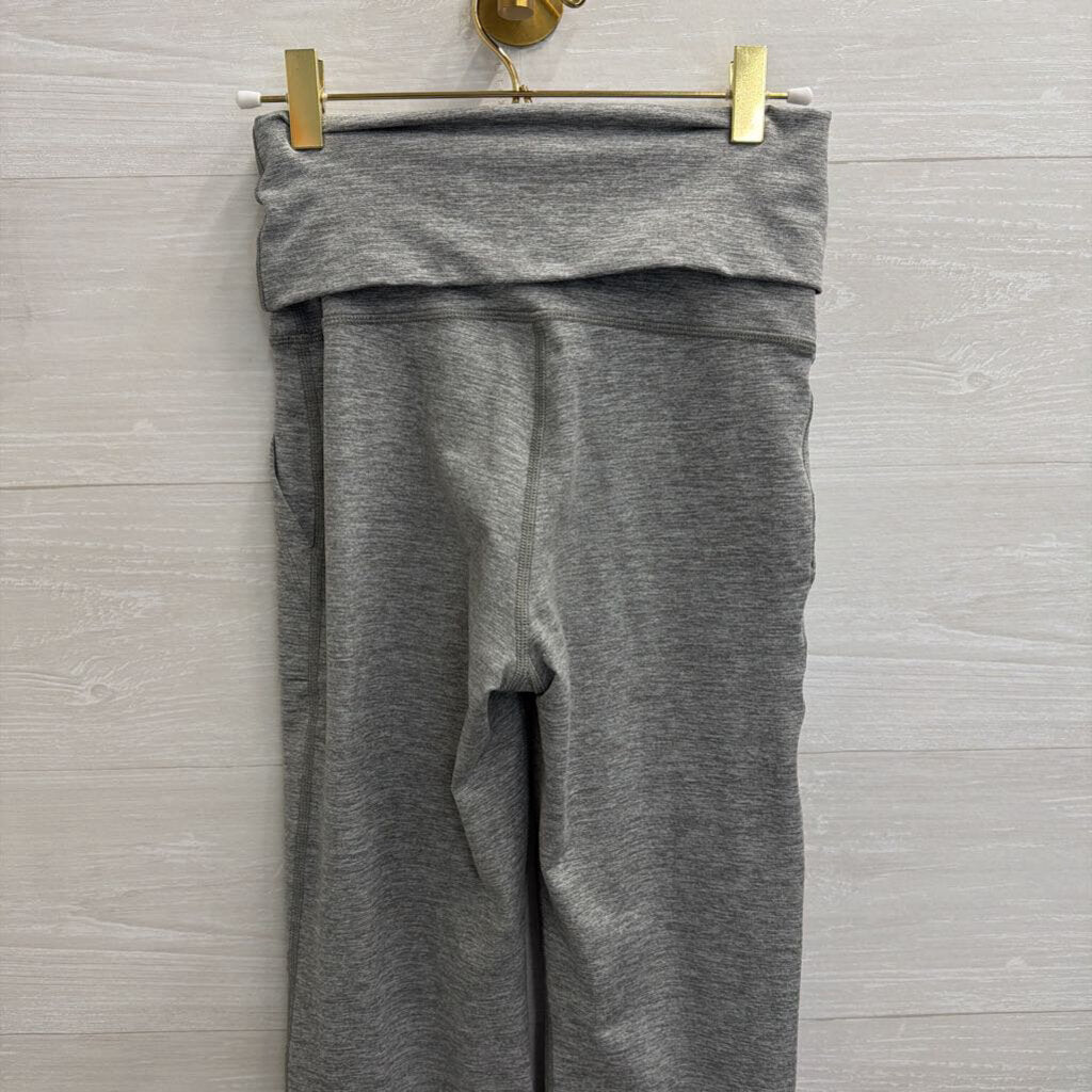 Offline by Aerie Grey Flare Leg Fold Over Leggings Small