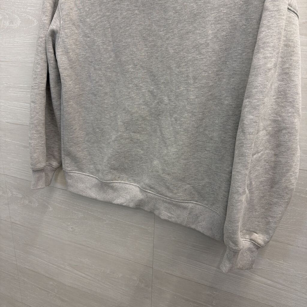 Grey Mock Neck Sweatshirt Medium