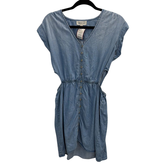 Cloth and Stone Chambray Dress with Cutouts Small