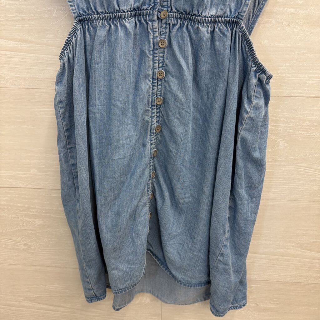 Cloth and Stone Chambray Dress with Cutouts Small