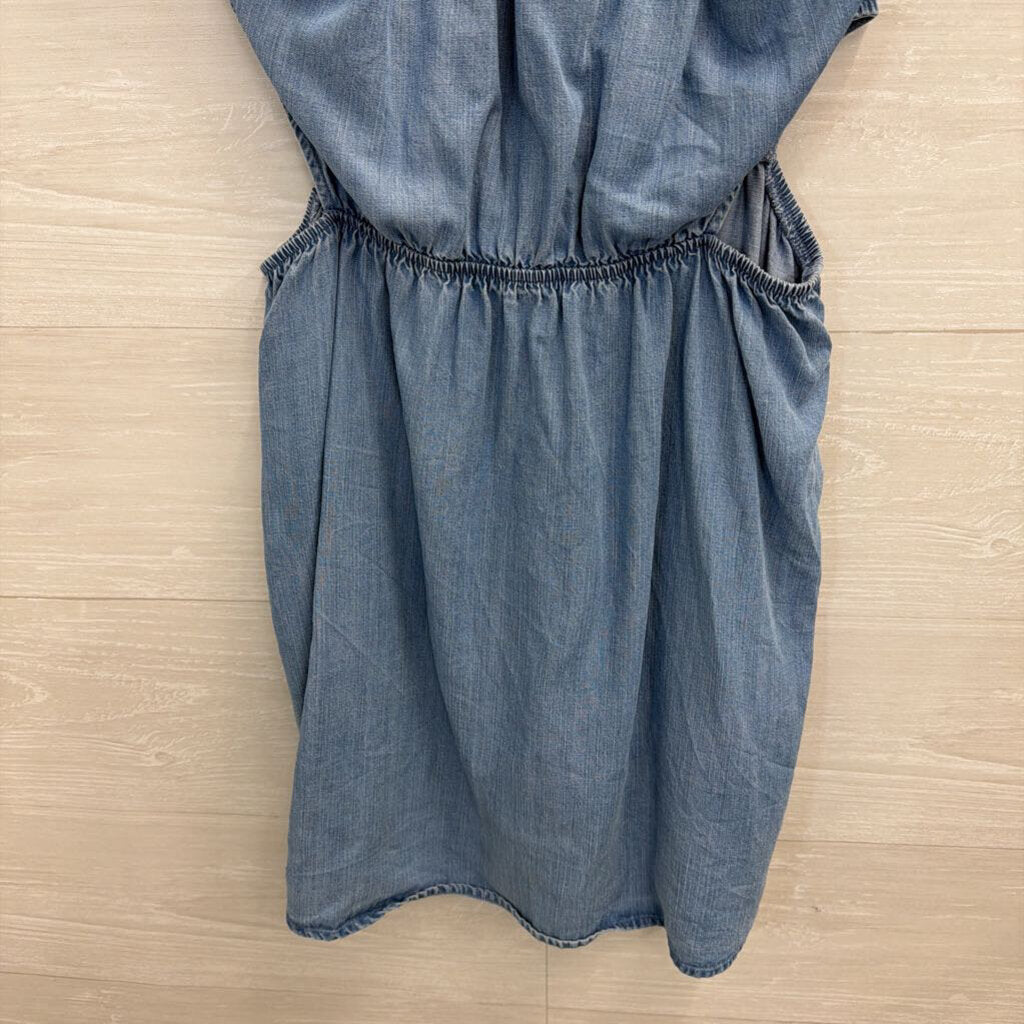 Cloth and Stone Chambray Dress with Cutouts Small