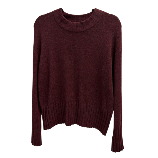 Burgundy Soft Knit Sweater Medium