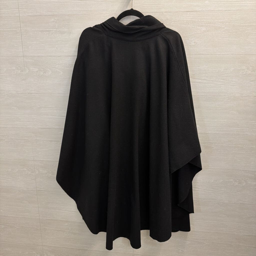 Vintage Betmar Black Shoulder Cape Jacket One Size