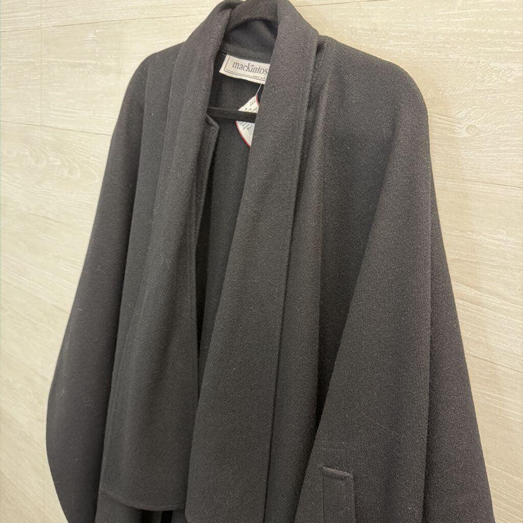 Vintage MacKintosh Black Shoulder Cape Jacket One Size