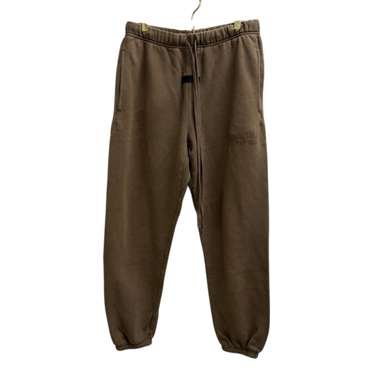 Essentials Taupe Logo Sweatpants Small