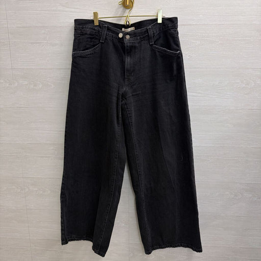 Levi's 94' Baggy Wide Leg Black Jeans 32
