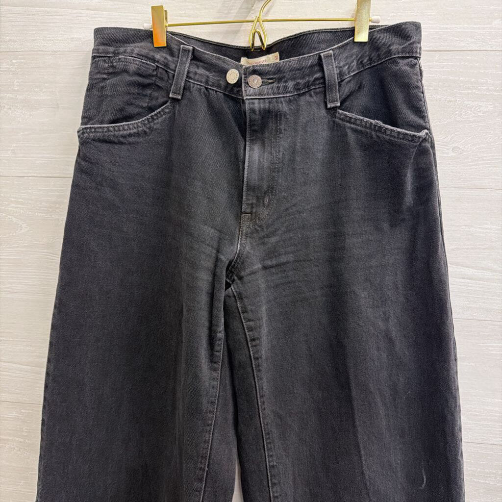 Levi's 94' Baggy Wide Leg Black Jeans 32