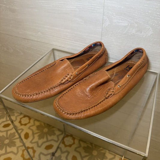 Brown Leather Loafters 7.5 Mens (9 women)