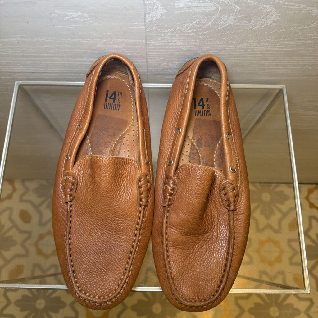 Brown Leather Loafters 7.5 Mens (9 women)
