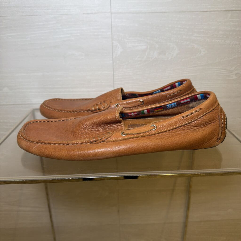 Brown Leather Loafters 7.5 Mens (9 women)