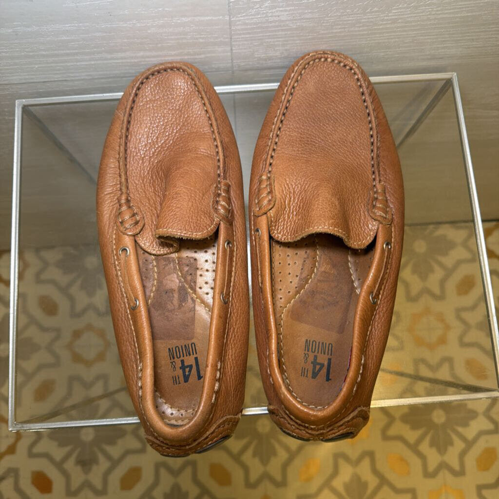 Brown Leather Loafters 7.5 Mens (9 women)
