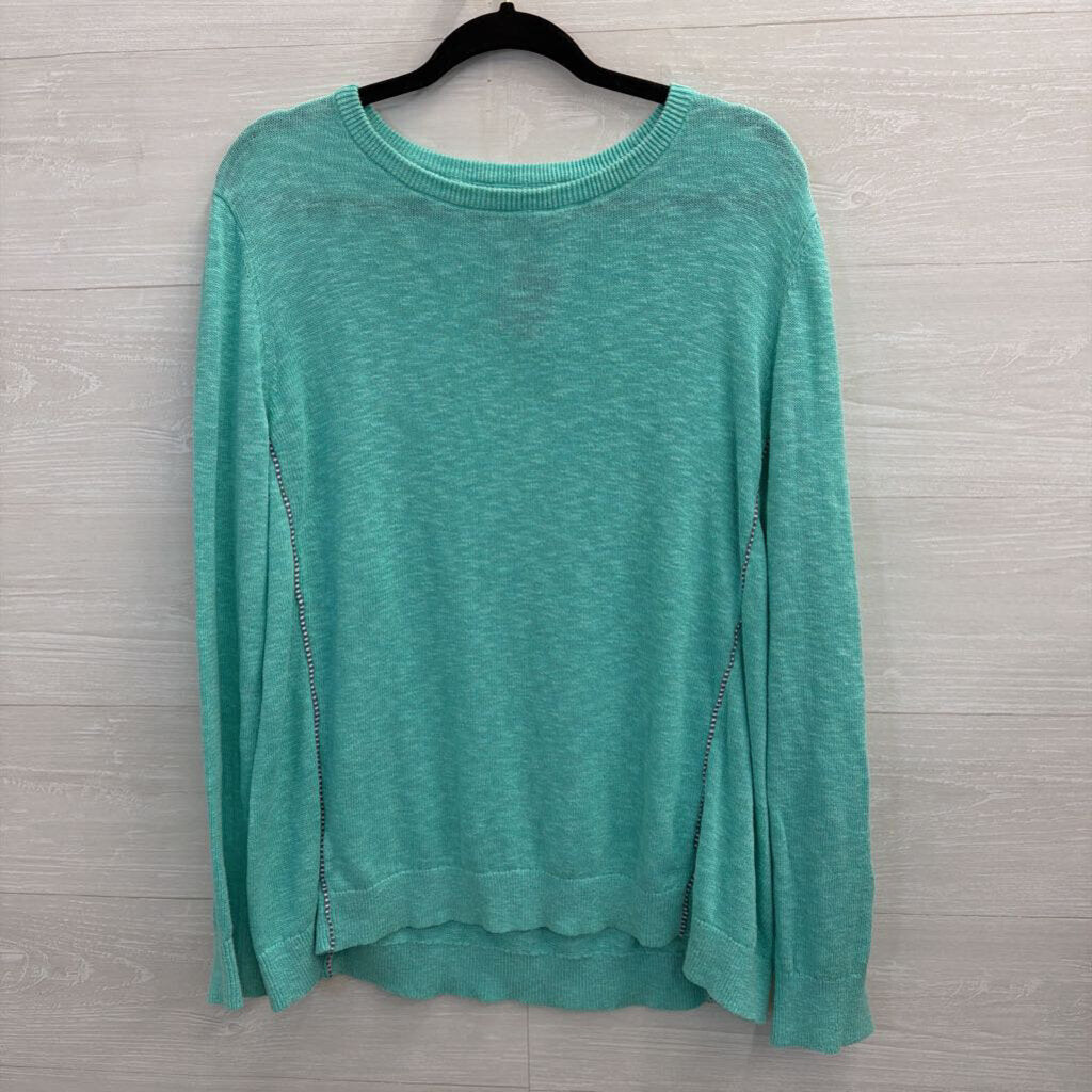 Vineyard Vines Teal Knit Sweater Large