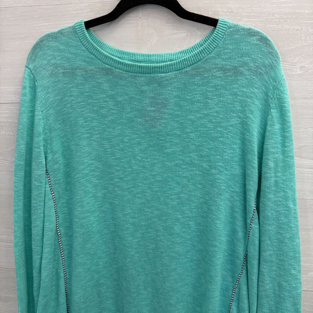 Vineyard Vines Teal Knit Sweater Large