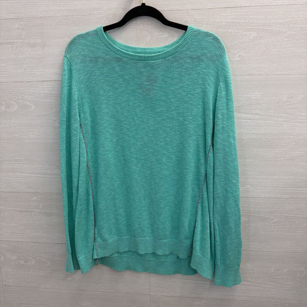 Vineyard Vines Teal Knit Sweater Large