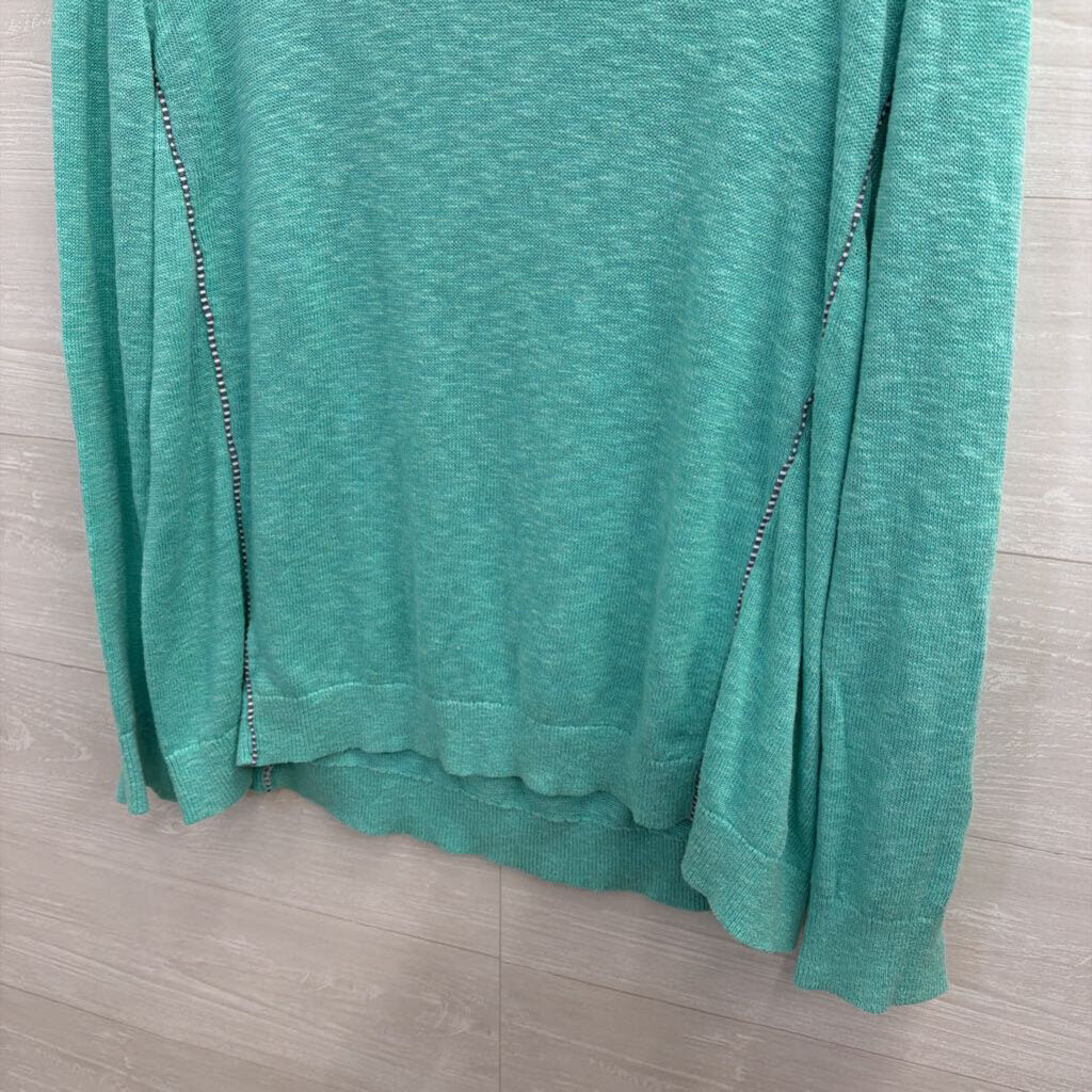 Vineyard Vines Teal Knit Sweater Large