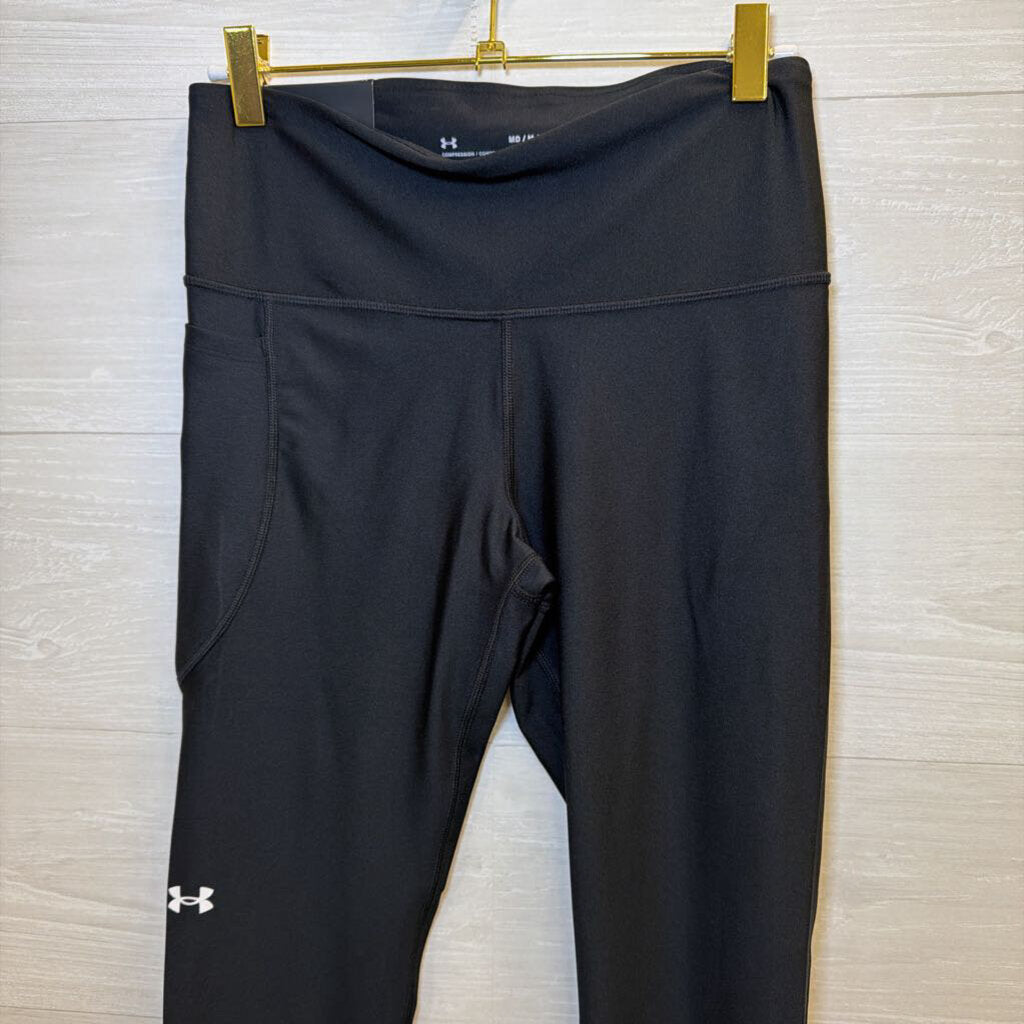 Under Armour Black Compression Heat Gear Leggings Medium
