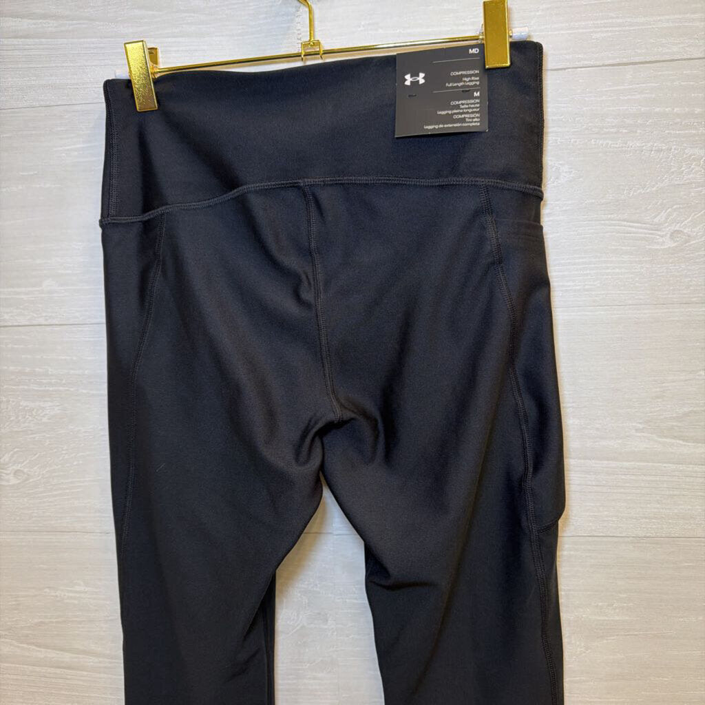 Under Armour Black Compression Heat Gear Leggings Medium