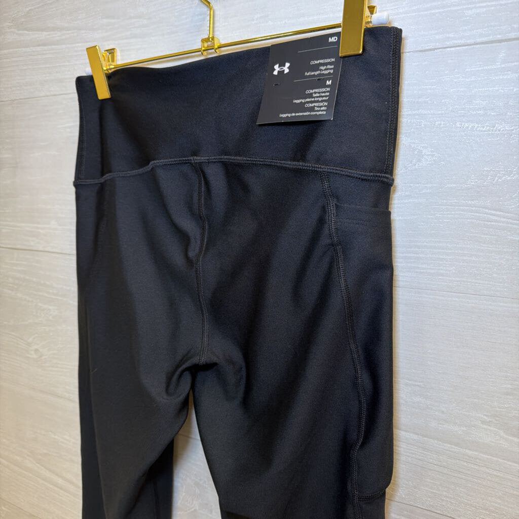 Under Armour Black Compression Heat Gear Leggings Medium