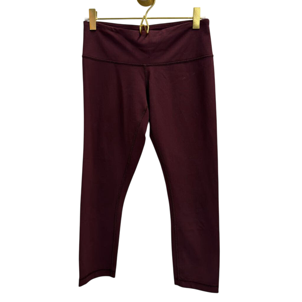 Lululemon Burgundy Leggings 4