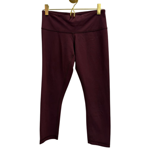 Lululemon Burgundy Leggings 4