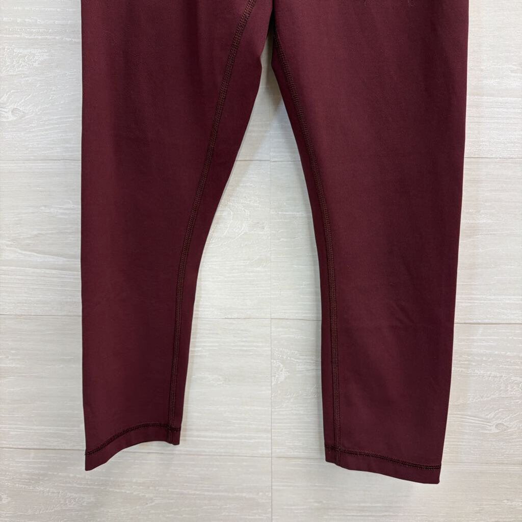Lululemon Burgundy Leggings 4