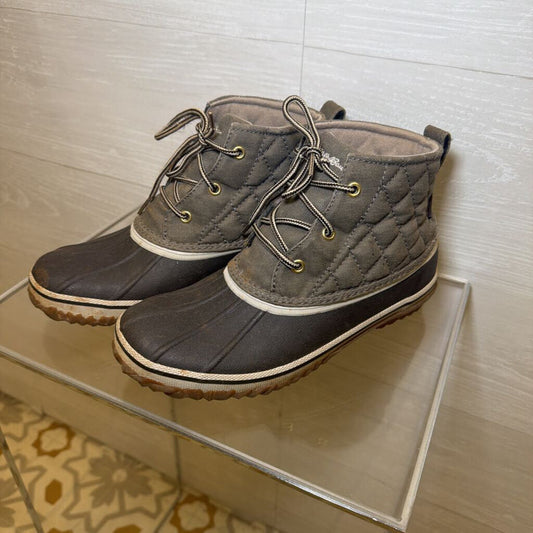 Eddie Bauer Grey Hunt Pac Mid Boots 7.5