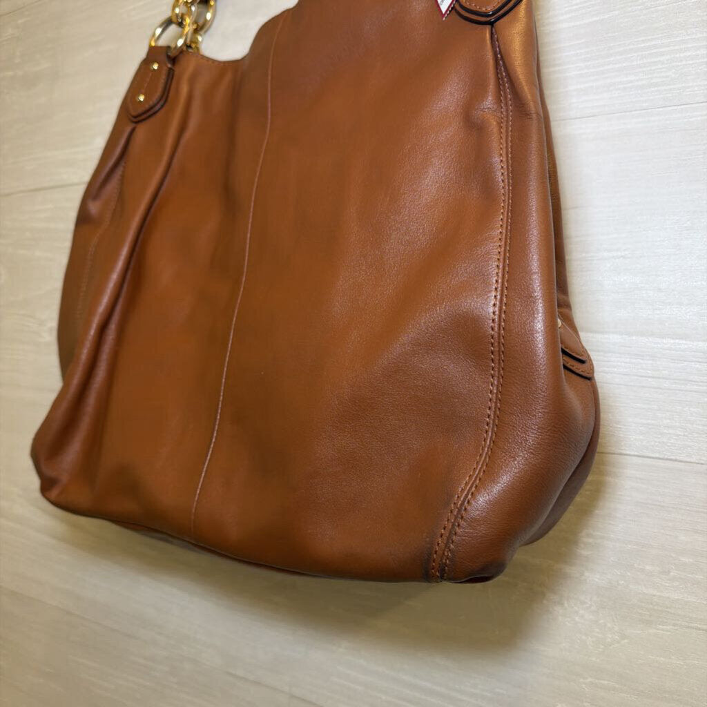 Coach Brown Leather Colette Hobo Shoulder Purse