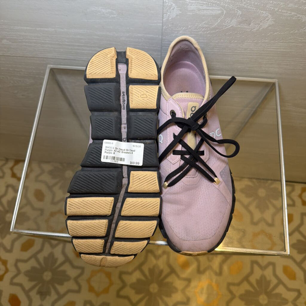 On Cloud Purple X3 AD Sneakers 8