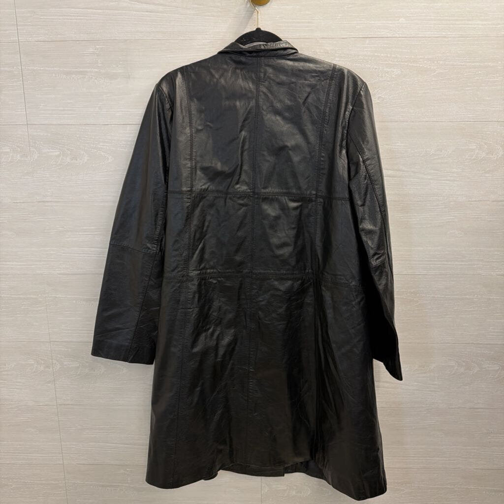 Vintage Jessica London Black 100% Leather Jacket 18W