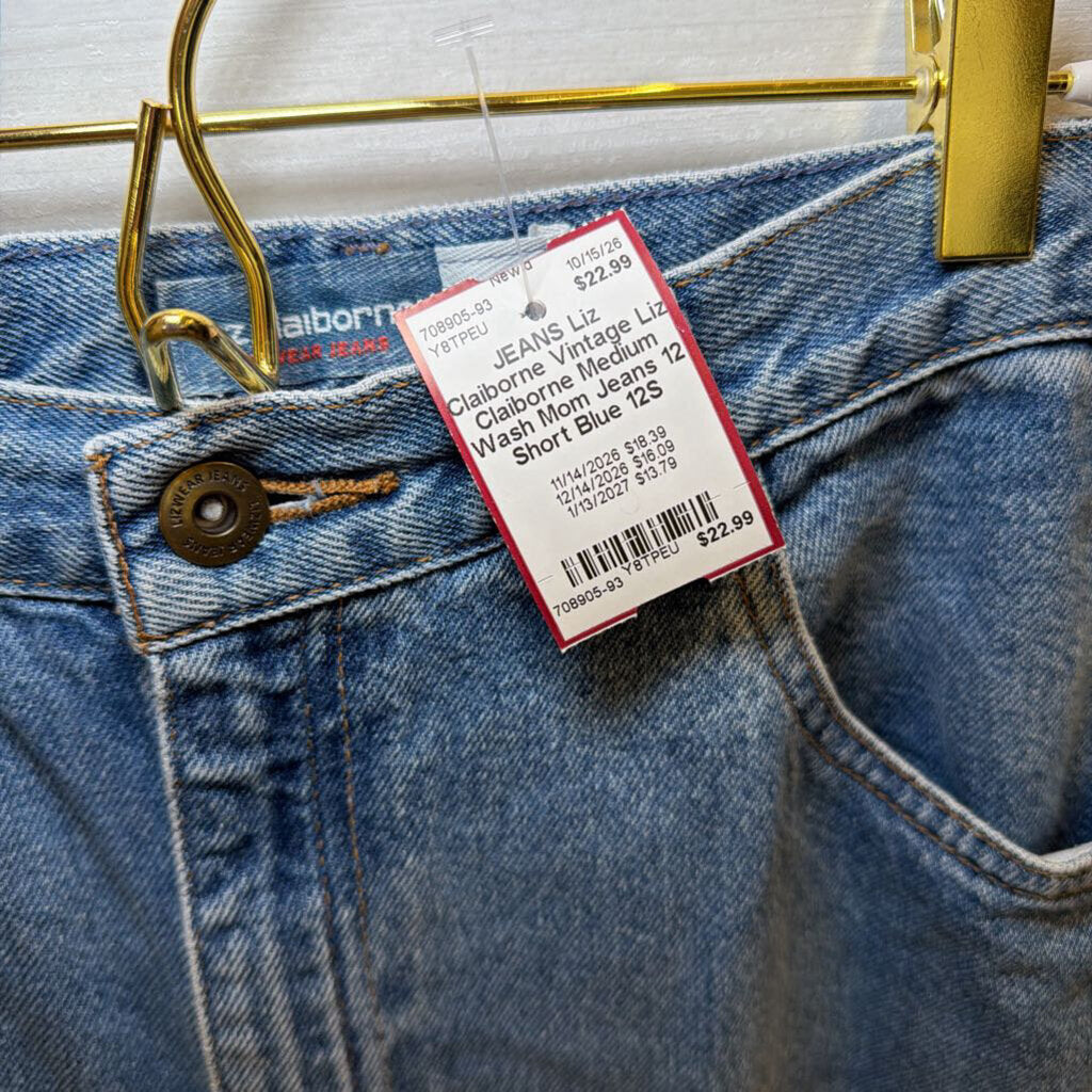 Vintage Liz Claiborne Medium Wash Mom Jeans 12 Short