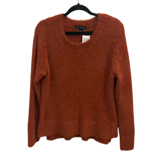 Banana Republic Orange Fuzzy Knit Sweater Large