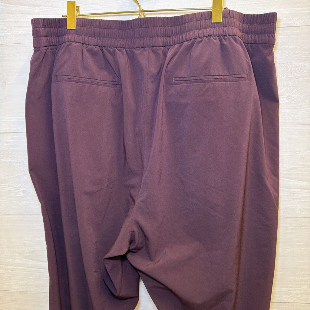 Banana Republic Purple Lightweight Pull On Jogger Pants Extra Large