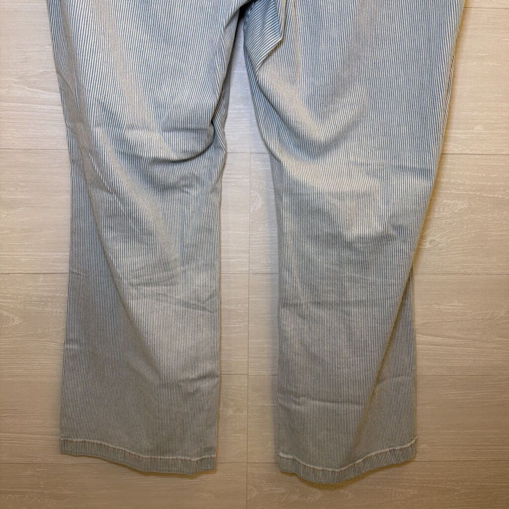 Copper Flash White/ Blue Striped Pants 14