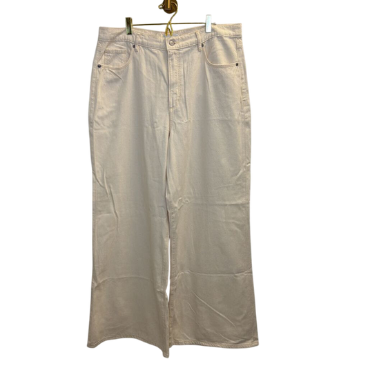 Loft Cream The Palazzo Jeans 16
