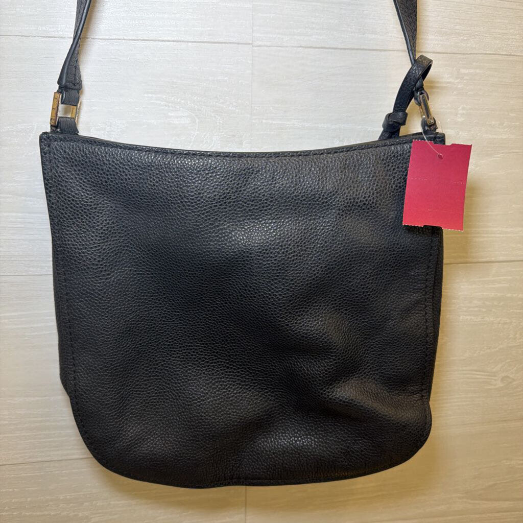 Kate Spade Black Pebbled Leather Orchard Street Hemsley Crossbody Purse