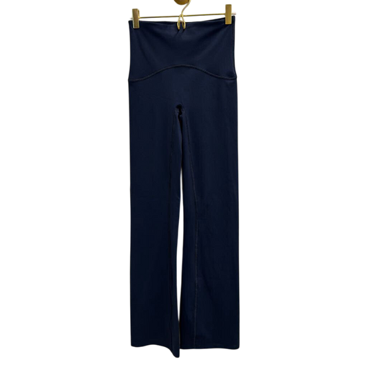 Spanx Navy Booty Boost Flare Leggings Small