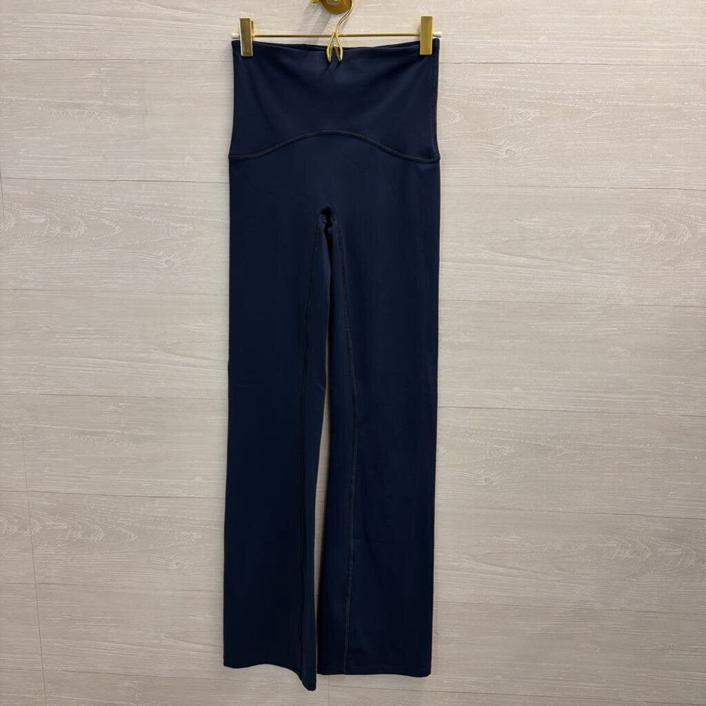 Spanx Navy Booty Boost Flare Leggings Small