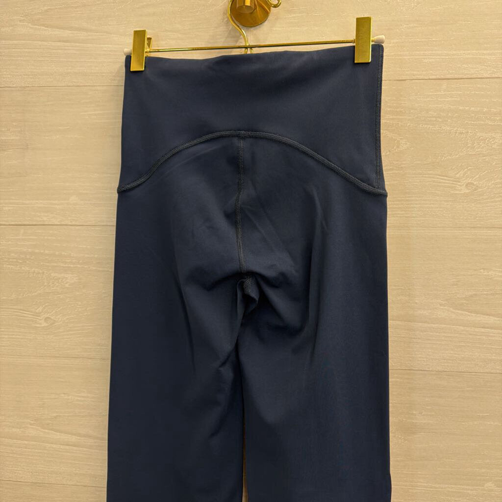 Spanx Navy Booty Boost Flare Leggings Small