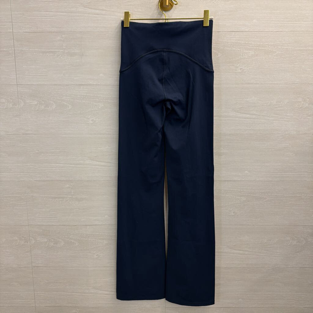 Spanx Navy Booty Boost Flare Leggings Small