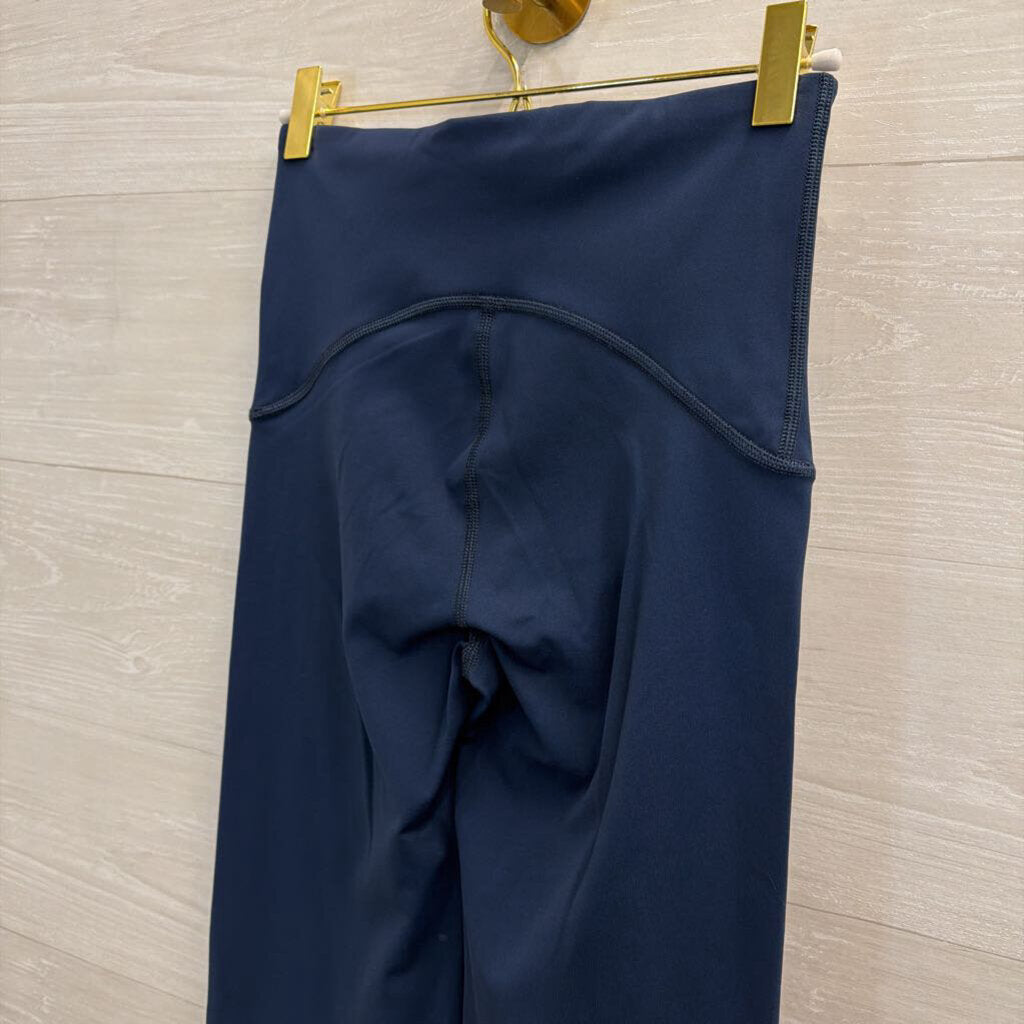 Spanx Navy Booty Boost Flare Leggings Small