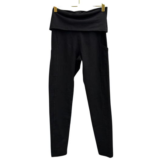 Offline Black Fold Over Leggings Small