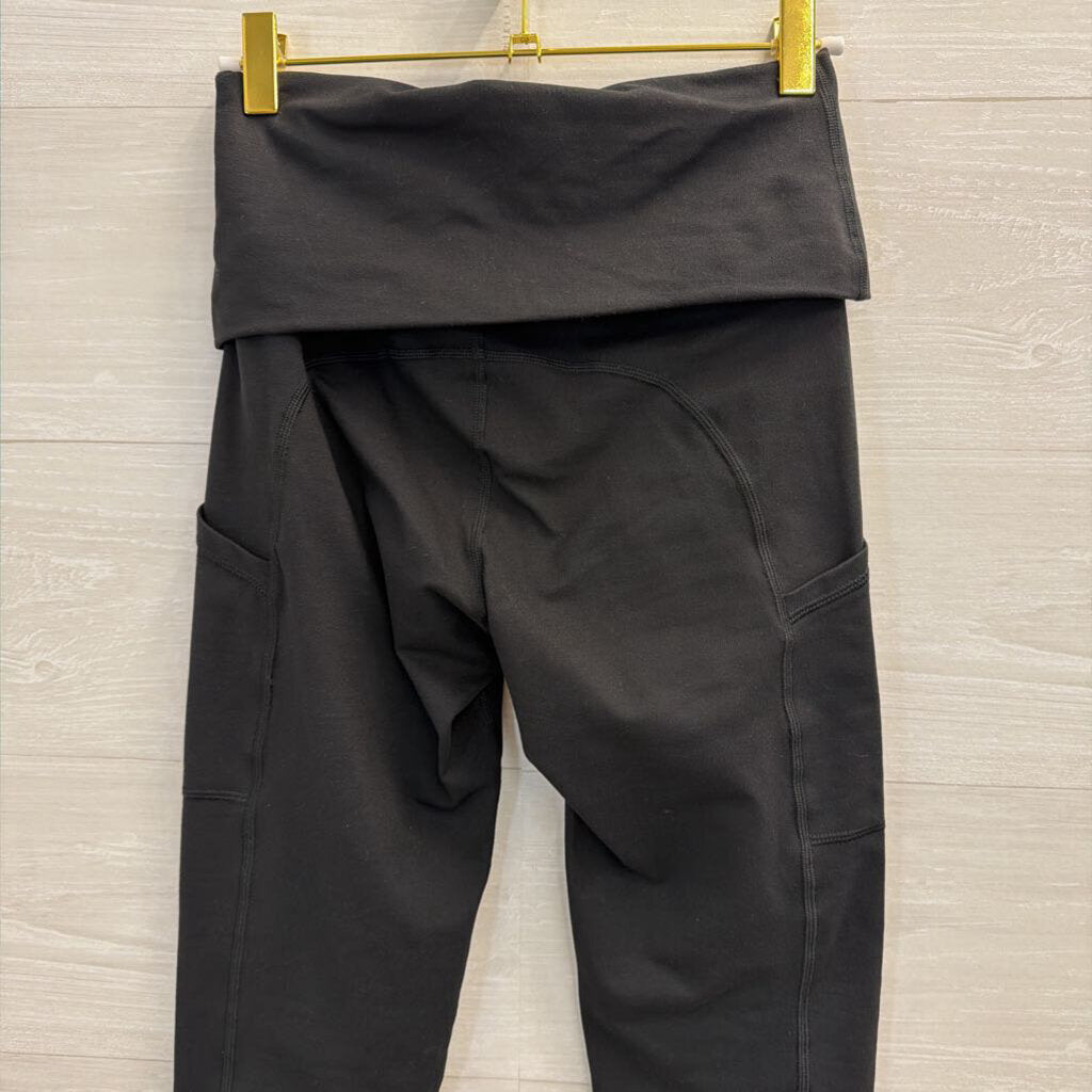 Offline Black Fold Over Leggings Small